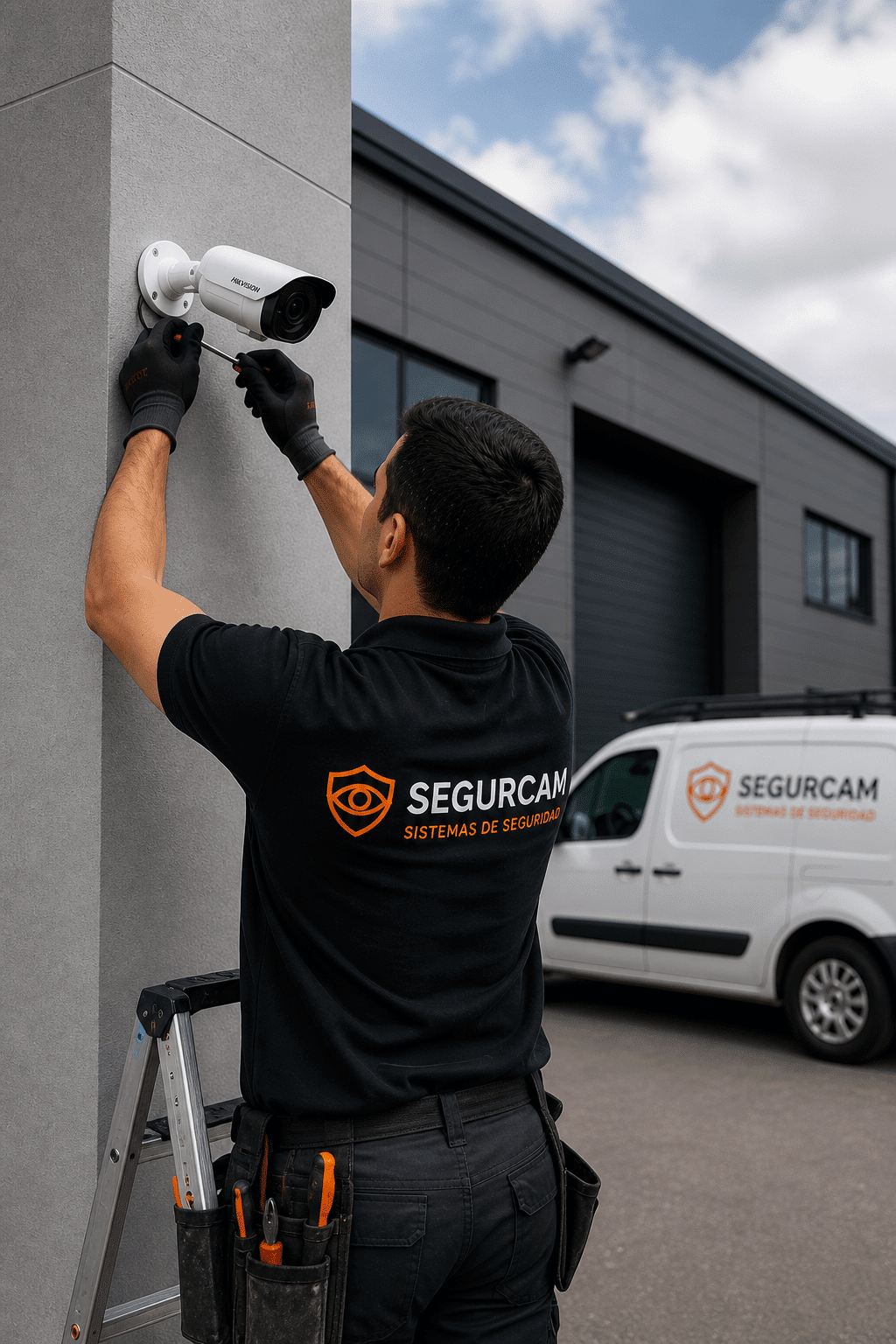 Instalación de sistema de videovigilancia en empresa con técnico profesional en Cáceres